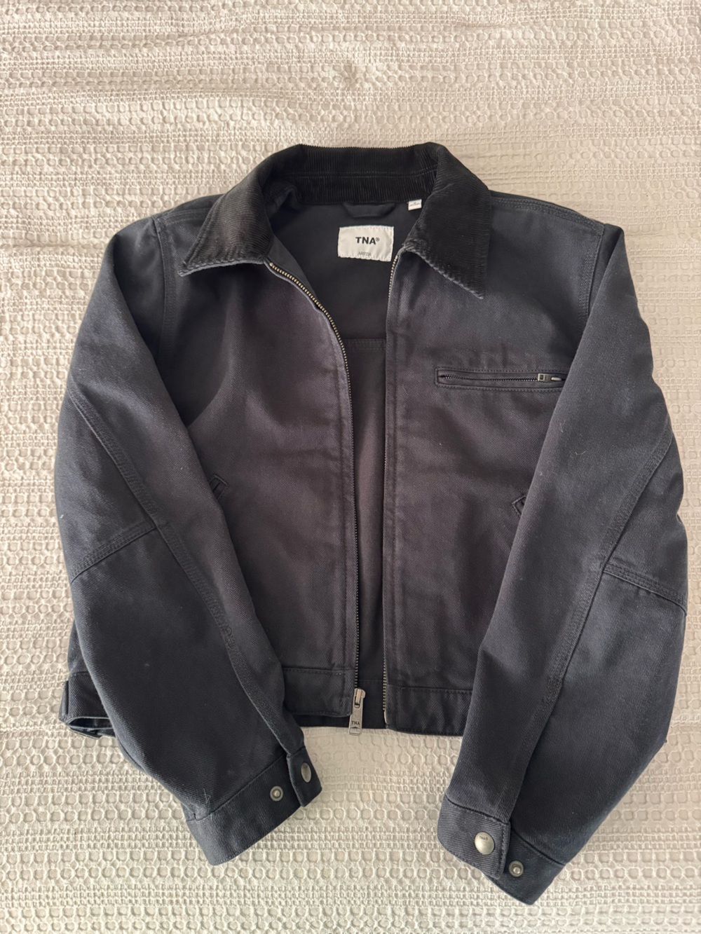 Aritzia TNA Black Zip Jacket